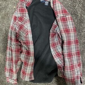 Puritan Red and Gray Plaid Warm Jacket